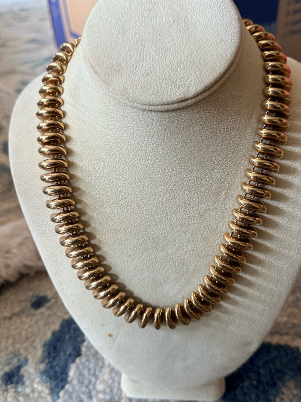 J. Crew Vintage Gold Statement Necklace